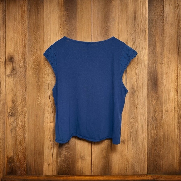 J. Crew Deep Blue Tank Top - Picture 2 of 4